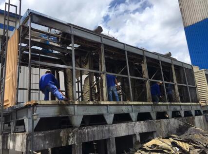 冷卻塔填料如何換？